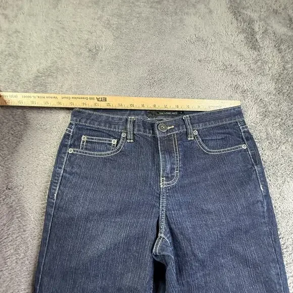 Calvin Klein Jeans Womens Sz 4 Flare Dark Wash Denim Y2K Vintage Low Rise - Picture 4 of 9